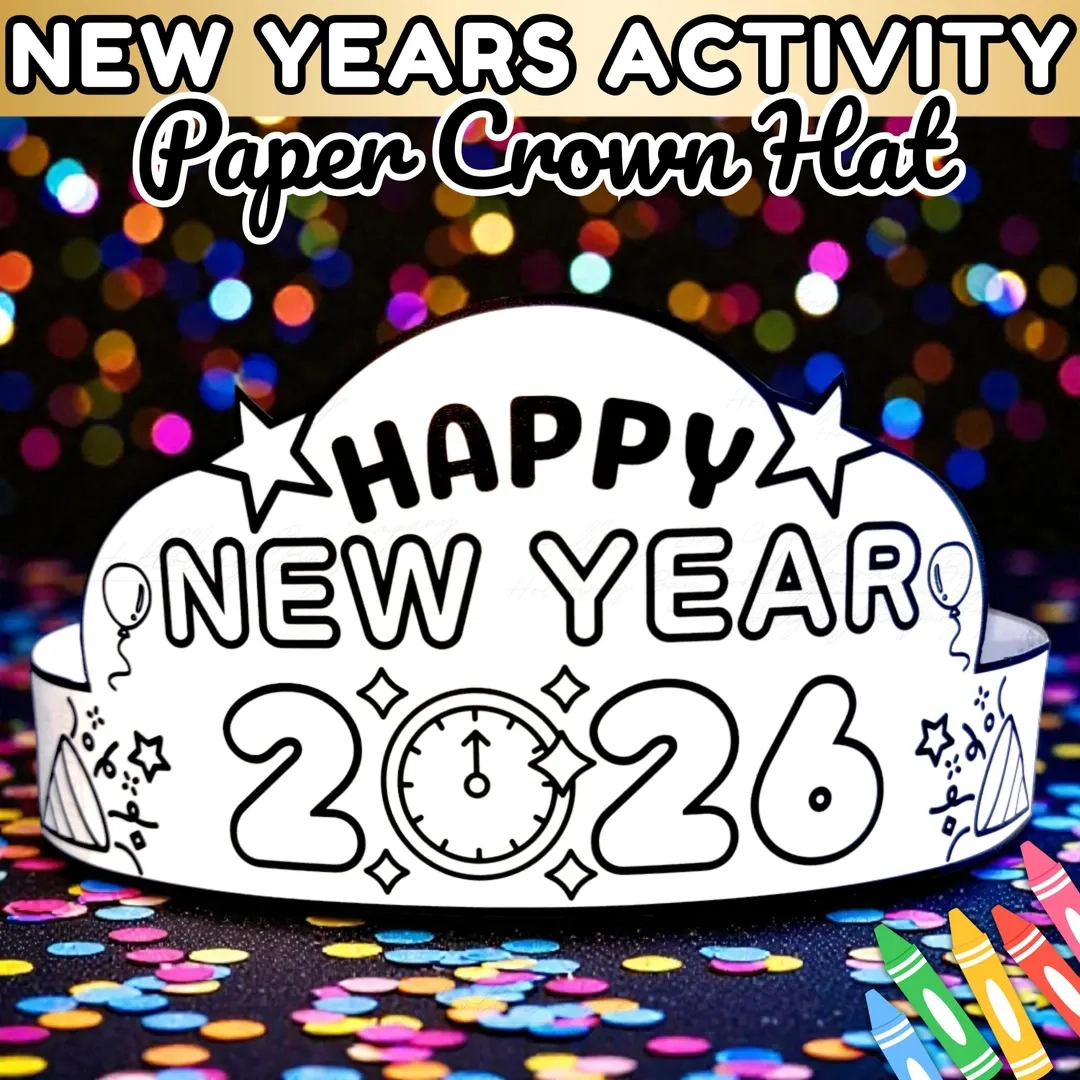 New Year Paper Hat 2026 New Year Paper New Year Paper Hat 2026 New Year Paper