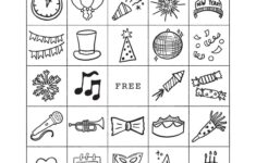 New Years Bingo Printable Game