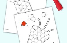 New Years Dot Marker Coloring Pages