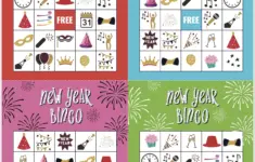 New Years Eve Bingo