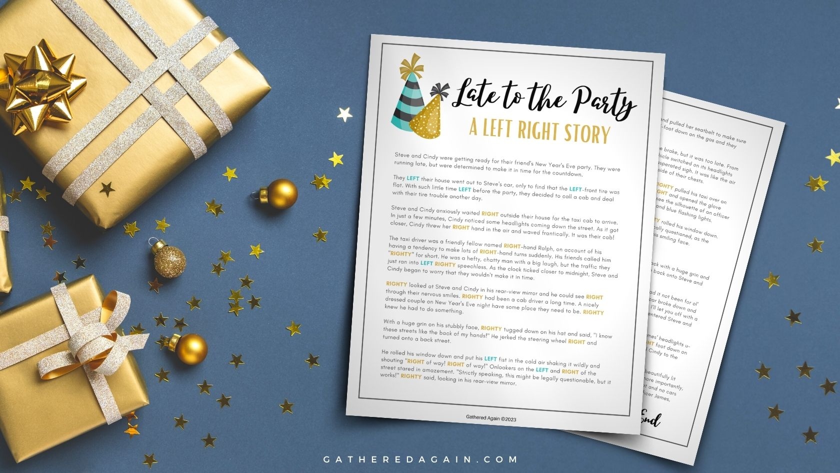 New Years Eve Left Right Game