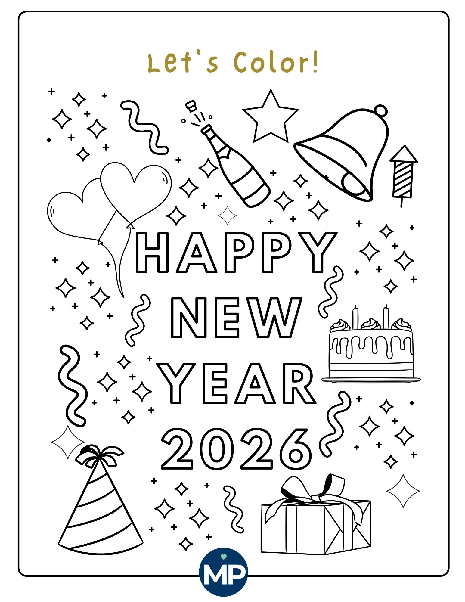 New Years Free Printables Coloring Activity Pages New Years Free Printables Coloring Activity Pages
