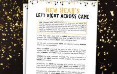 New Years Left Right Across Game