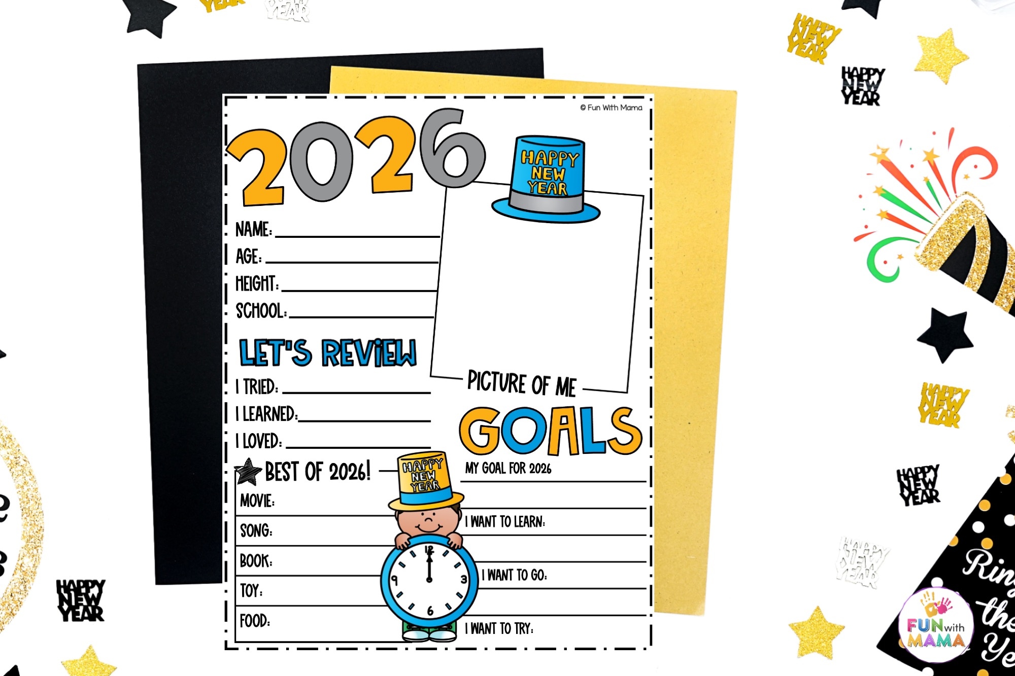 New Years Resolution For Kids New Years Resolution For Kids