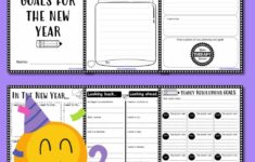New Years Resolution Worksheet