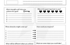 New Years Resolution Worksheets