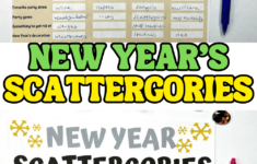 New Years Scattergories