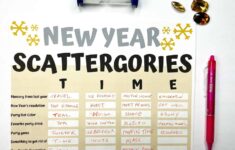 New Years Scattergories
