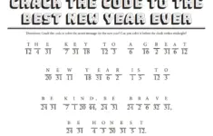 New Years Secret Code Kids