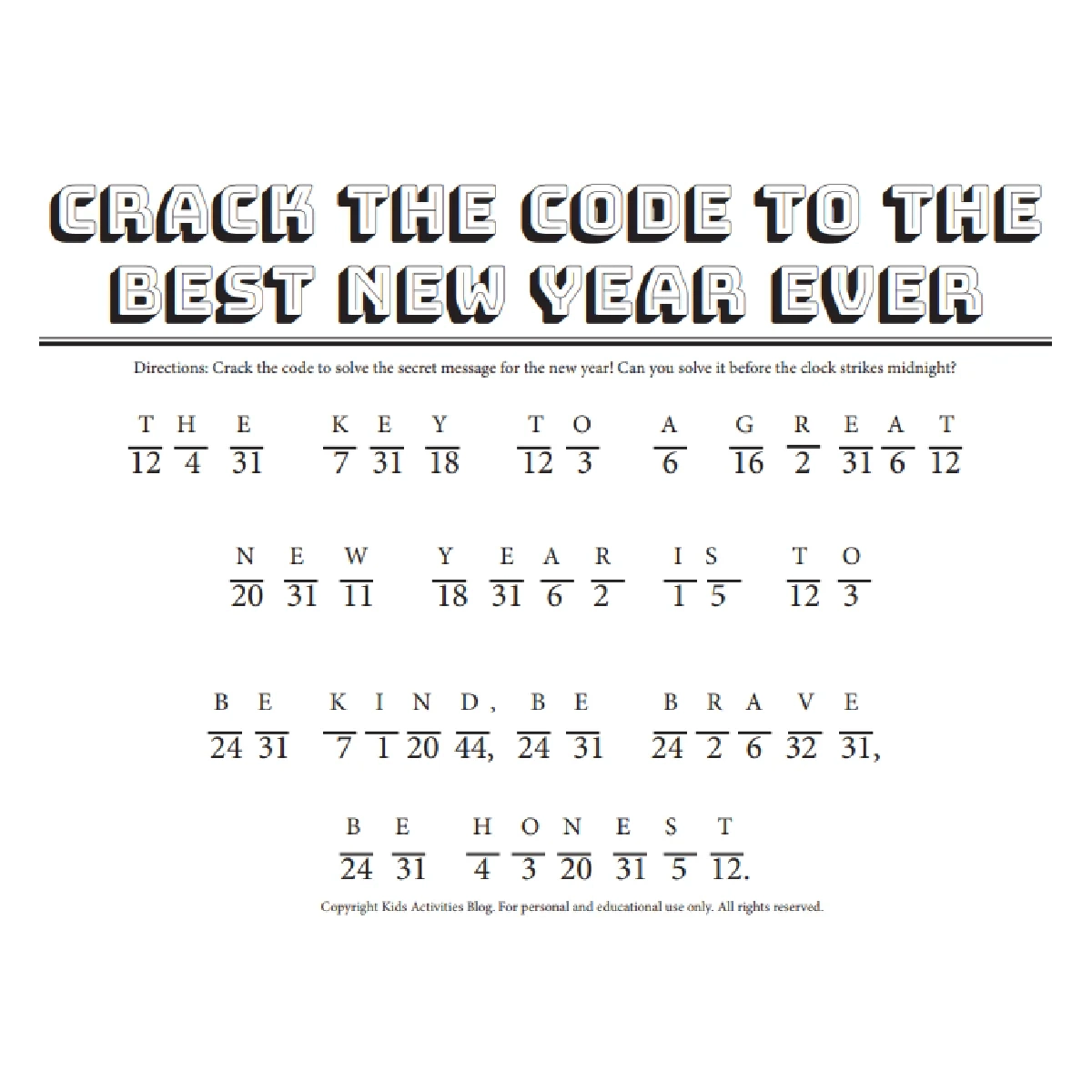 free secret code printables free secret code printables
