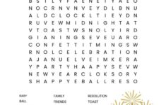 New Years Word Search