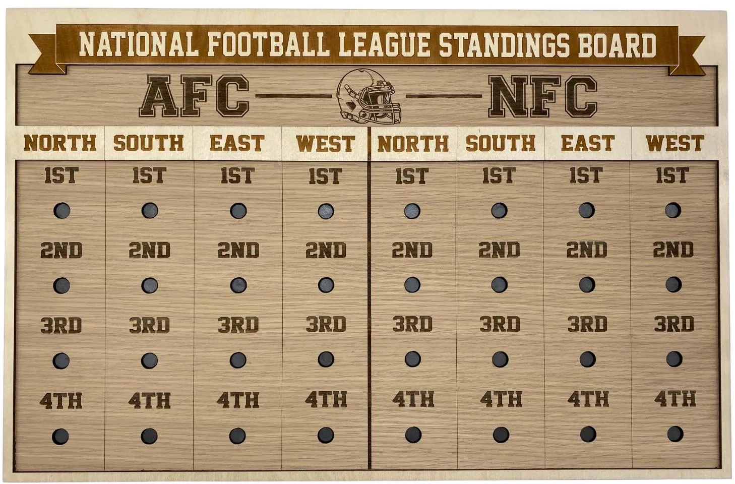 nfl divisions chart printable