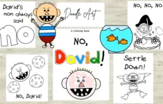No David A Coloring Book