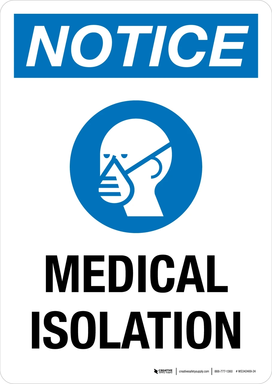 free printable isolation signs free printable isolation signs