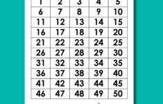 Number Chart 1 50