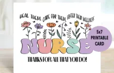 Nurses Week Card Printable Happy Nurses