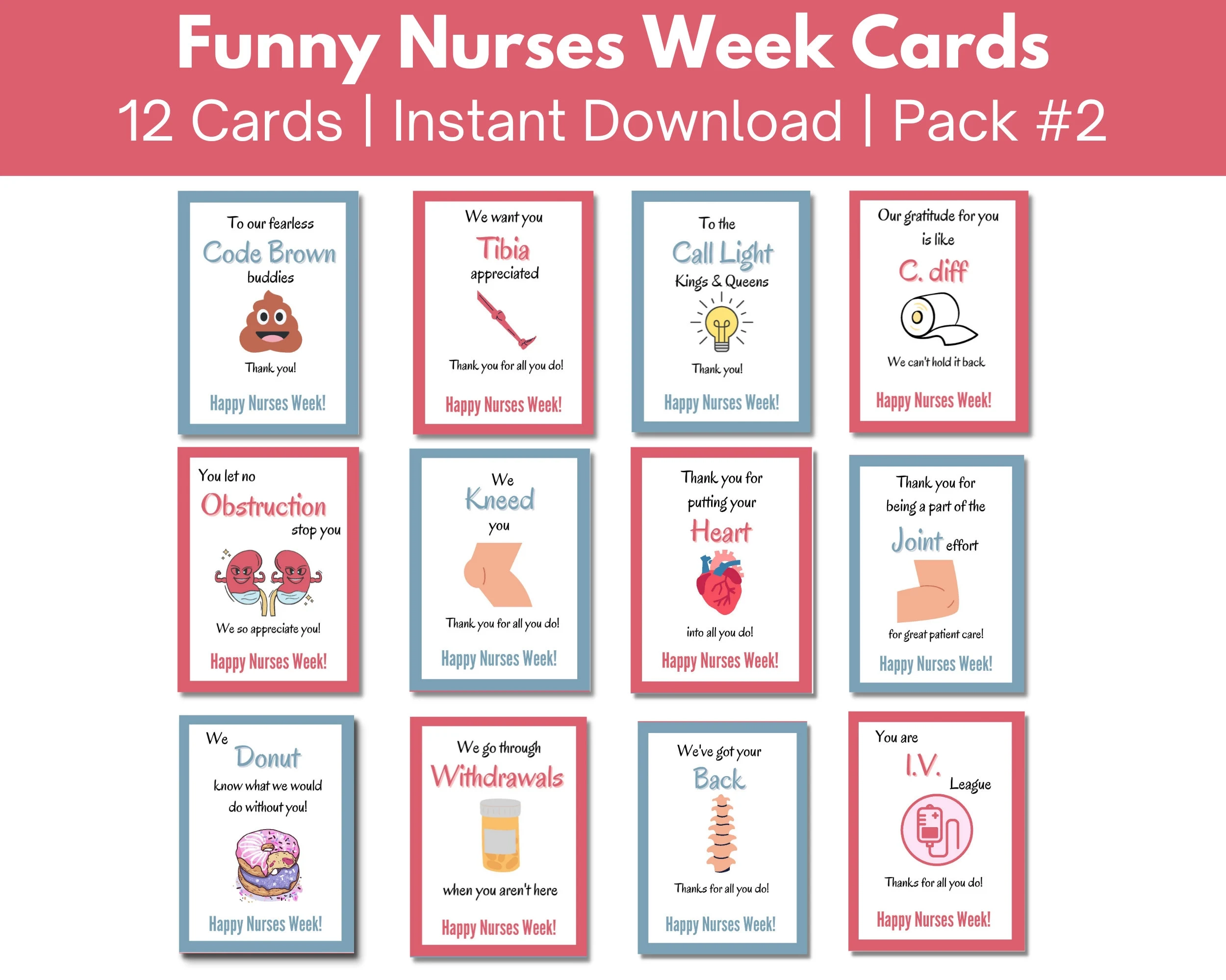 Nurses Week Printable Gift Tags Nurses