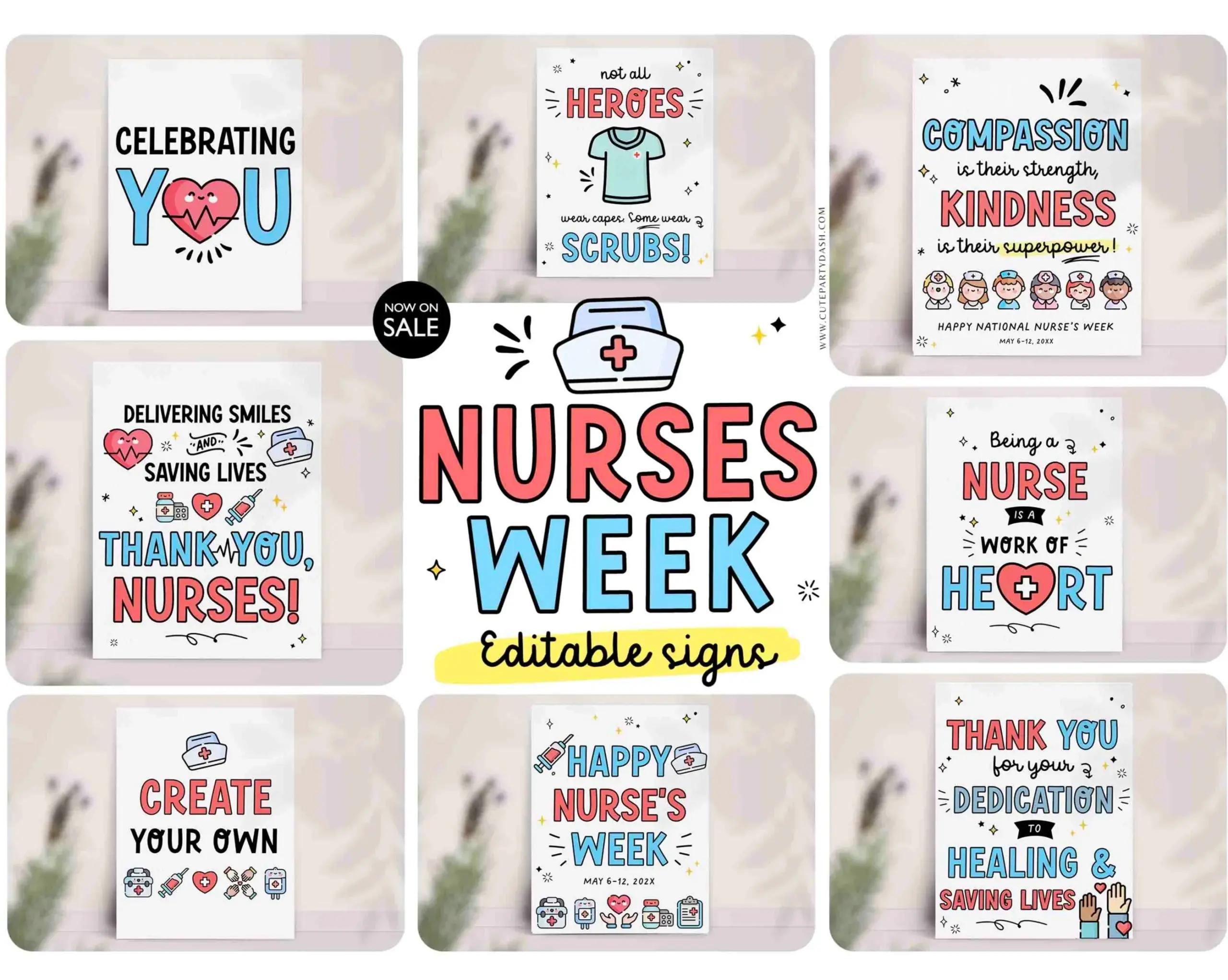 Nurses Week Sign Printable Instant Download Editable Medical Nurses Appreciation Week Decor Theme Thank You Poster Props Happy Nurse Gift Nurses Week Sign Printable Instant Download Editable Medical Nurses Appreciation Week Decor Theme Thank You Poster Props Happy Nurse Gift