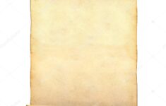 Old Blank Antique Scroll Paper Isolated On White Background 133733370