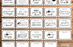 Open When Letter Envelope Label