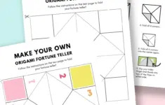 Origami Fortune Teller Free Printable