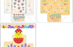 Paper Easter Basket Templates