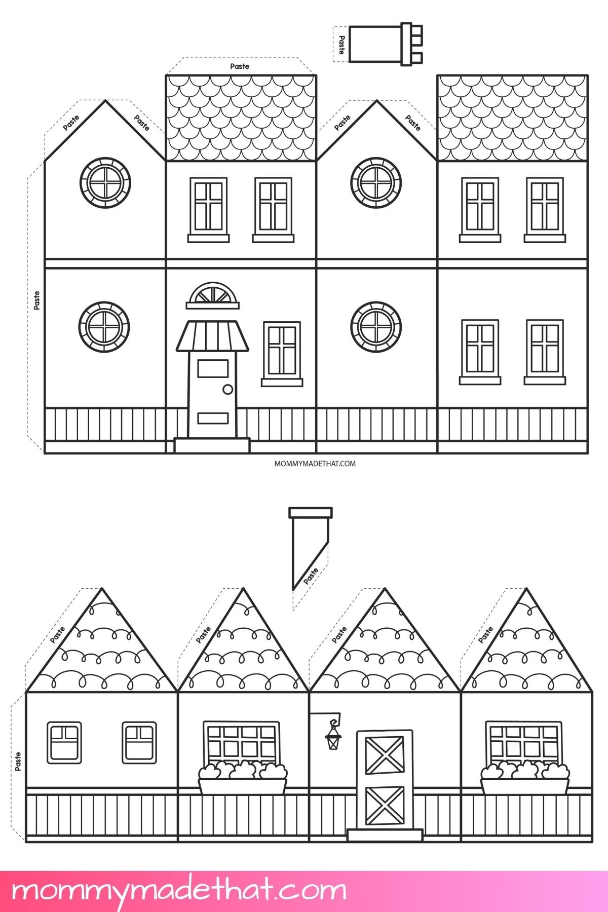 Paper House Templates Paper House Templates