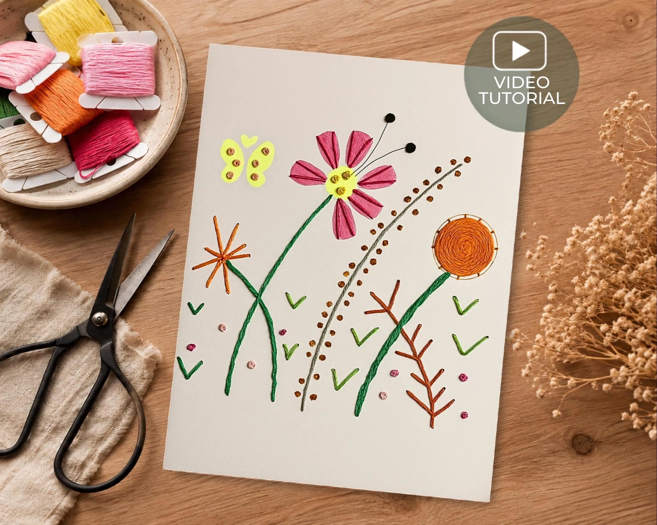 Paper Pricking Embroidery Paper Pricking Embroidery