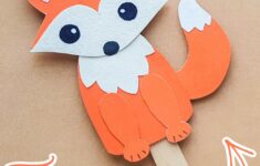 Papercraft Fox Puppet