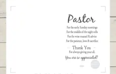 Pastor Appreciation Gift Clergy Thank