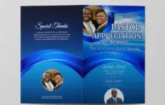 Pastor Appreciation Program Template