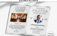Pastor Appreciation Program Template