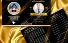 Pastor Appreciation Program Template