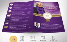 Pastor Appreciation Program Template For Canva