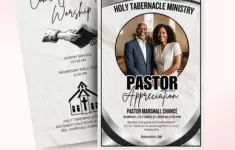 Pastoral Anniversary Program Template