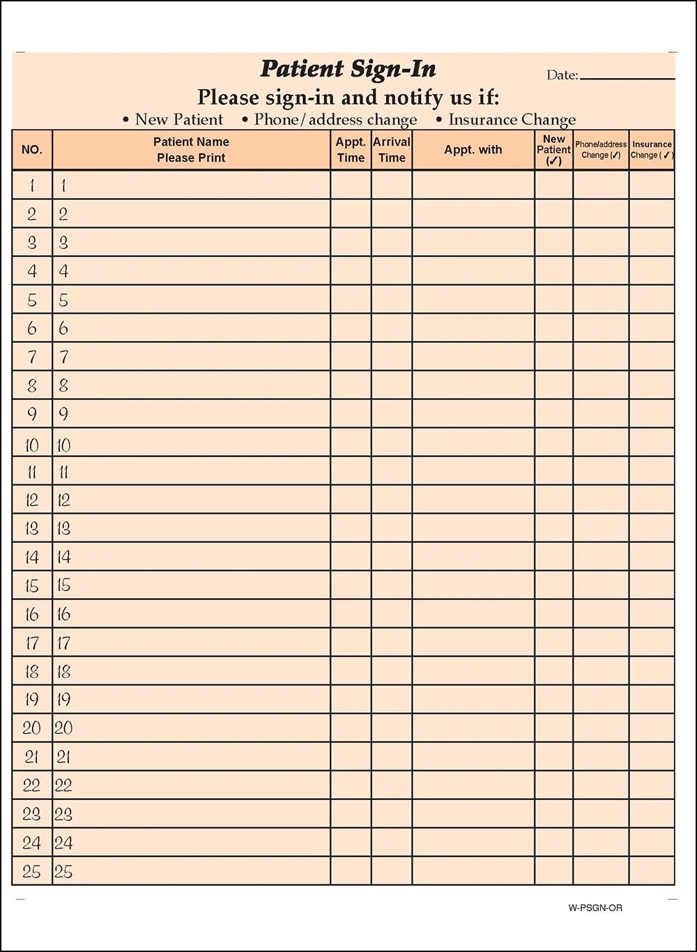 free printable doctor office sign in sheets free printable doctor office sign in sheets