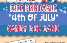 Patriotic Candy Dice Game