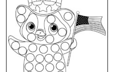 Patriotic Dot Coloring Pages