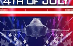 Patriotic Happy 4th Of July Celebration Poster With Af 70th Birthday Marks Image188054115