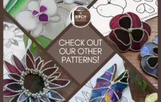 Pattern Geometric Succulents Stained