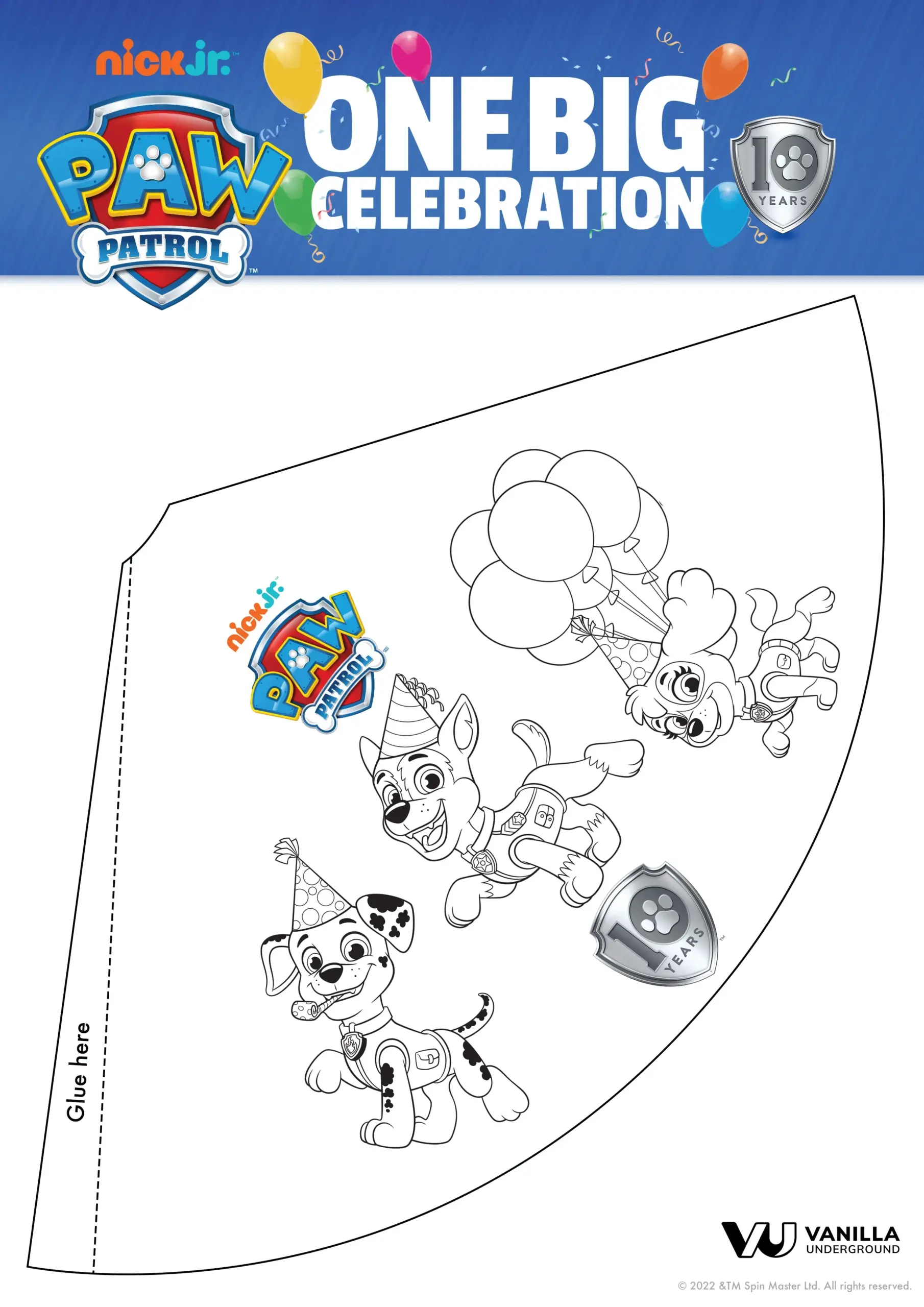 paw patrol easter printables