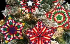 Pdf Christmas Stars Plastic Canvas 7