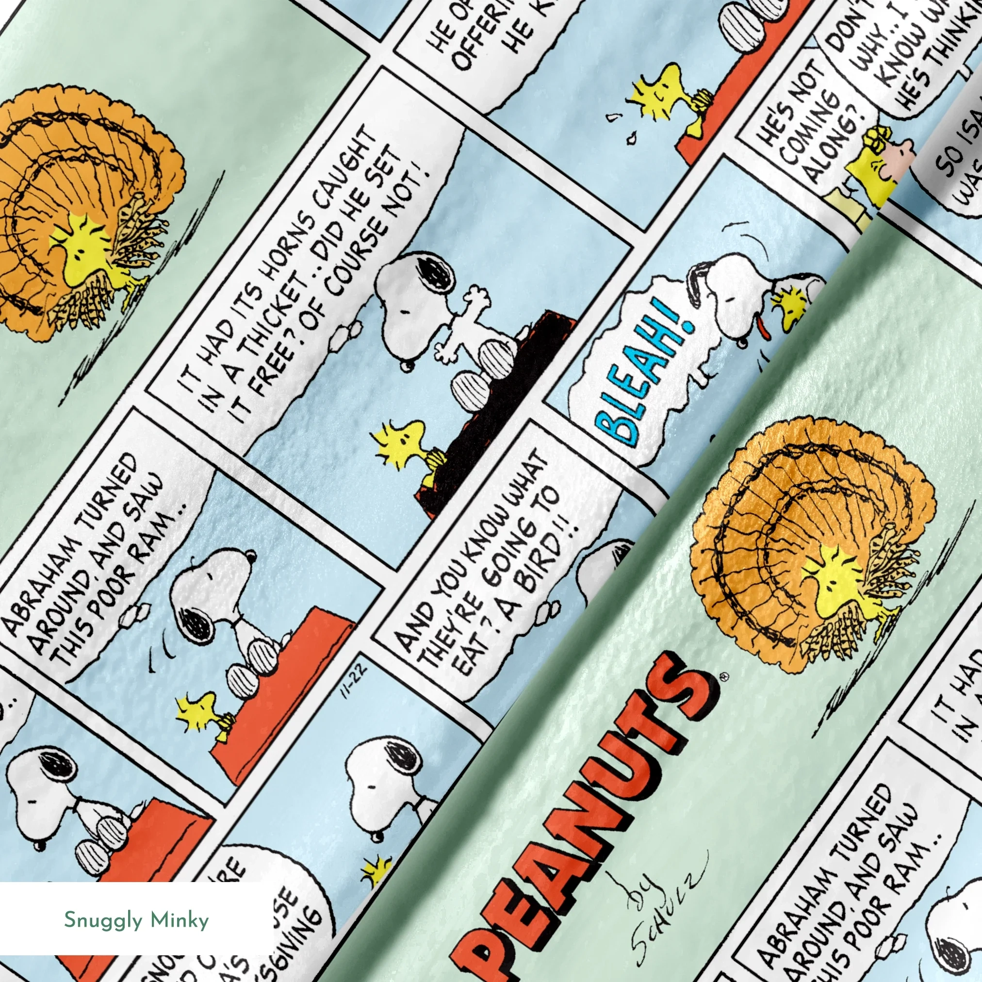Peanuts Thanksgiving Comic Fabric Peanuts Thanksgiving Comic Fabric