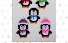 Penguin Christmas Ornaments Plastic