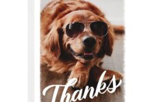 Personalized Full Photo Thank You Card 2PGM1224