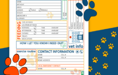 Pet Sitter Printable