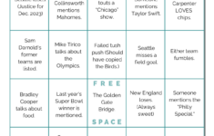 Philadelphia Super Bowl Lx Bingo Game Board Seahawks Patriots
