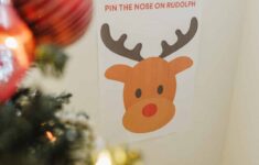 Pin The Nose On Rudolph