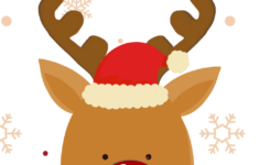 Pin The Nose On Rudolph Game