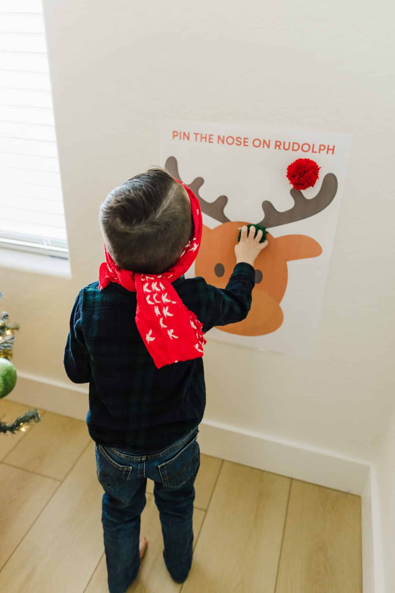 Pin The Nose On Rudolph Pin The Nose On Rudolph